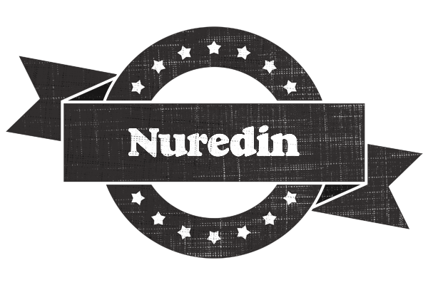 Nuredin grunge logo