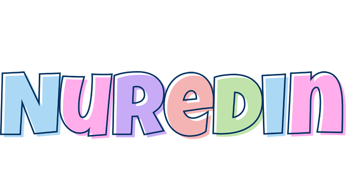 Nuredin pastel logo