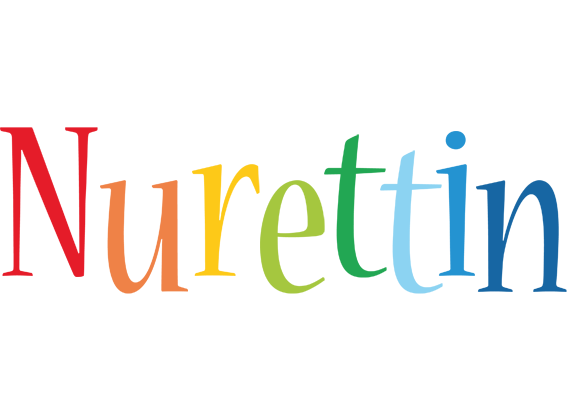 Nurettin birthday logo