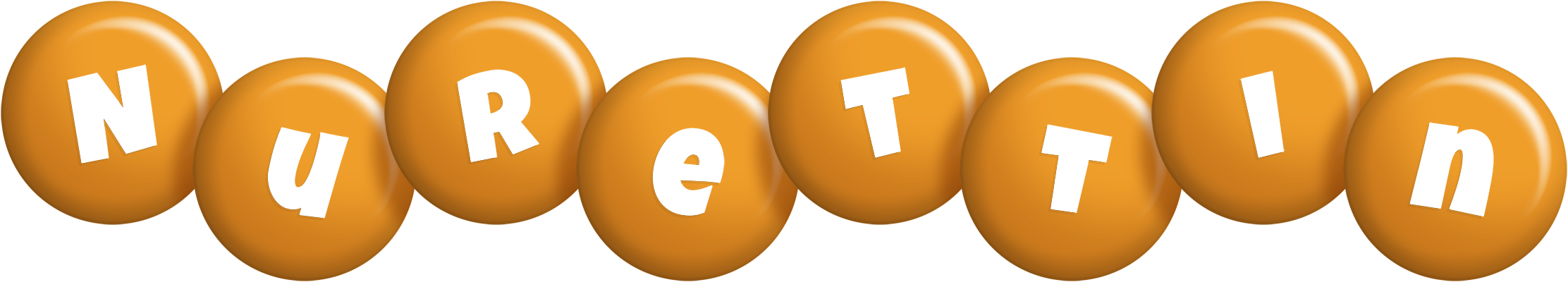 Nurettin candy-orange logo