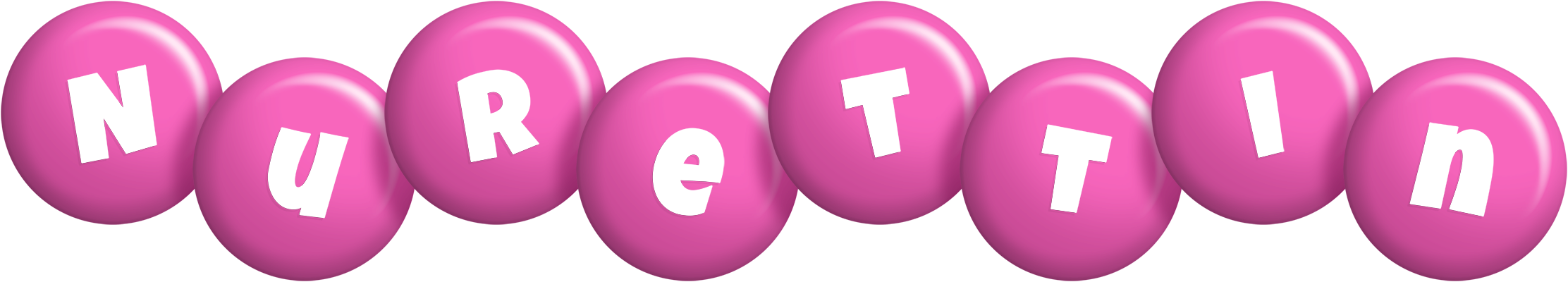 Nurettin candy-pink logo