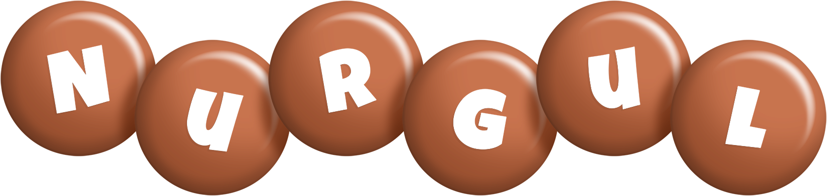 Nurgul candy-brown logo