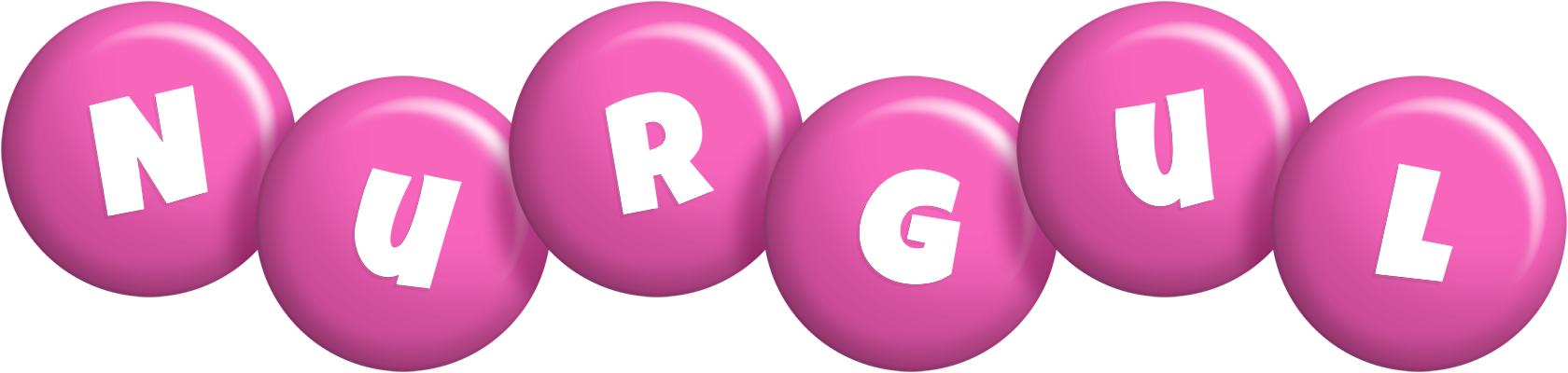 Nurgul candy-pink logo