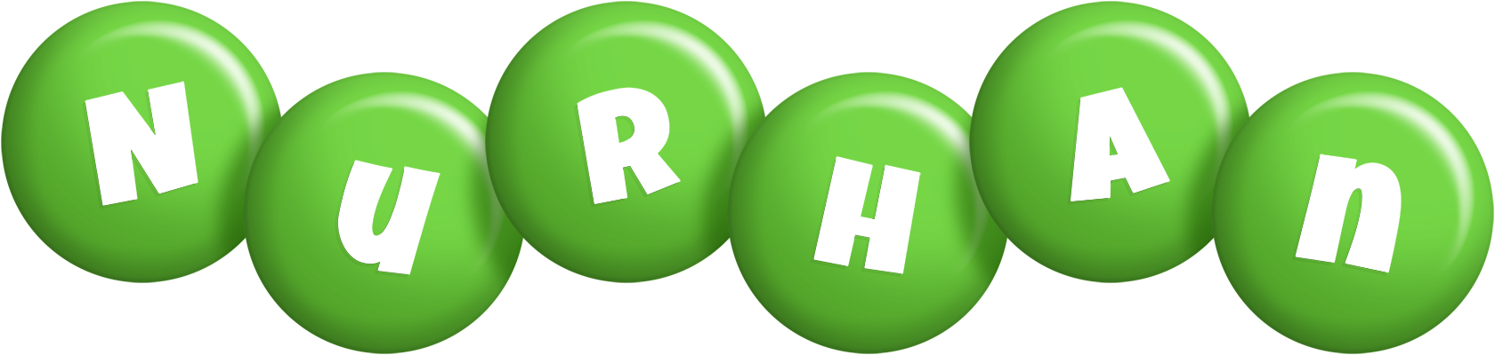 Nurhan candy-green logo