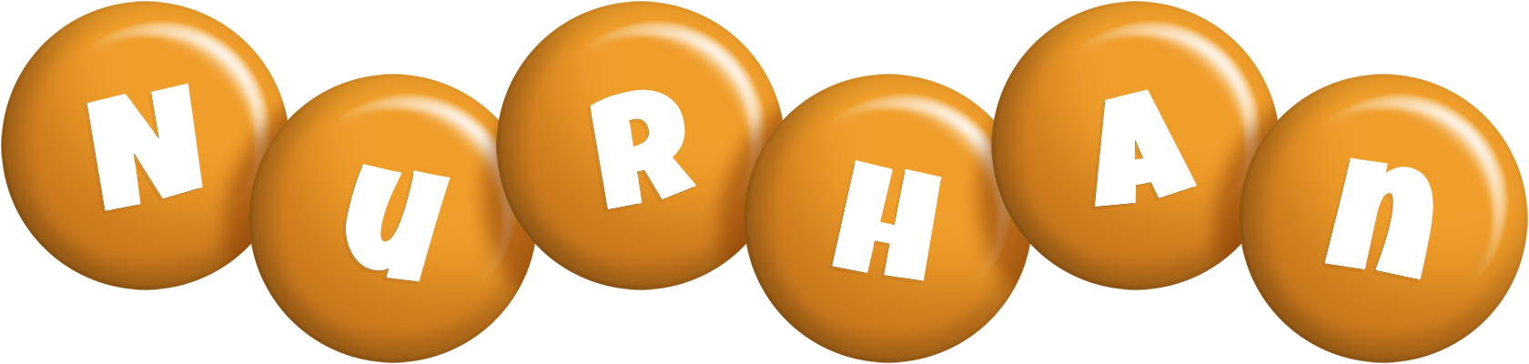Nurhan candy-orange logo