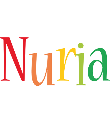 Nuria birthday logo