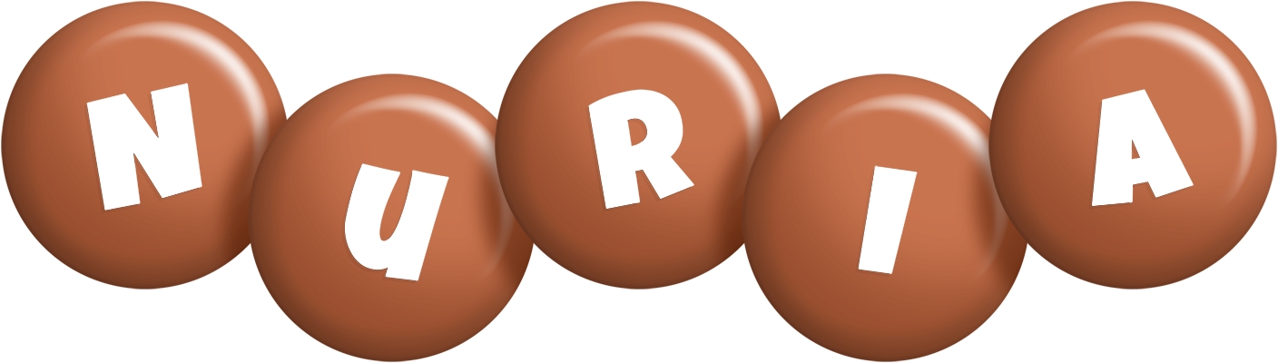 Nuria candy-brown logo
