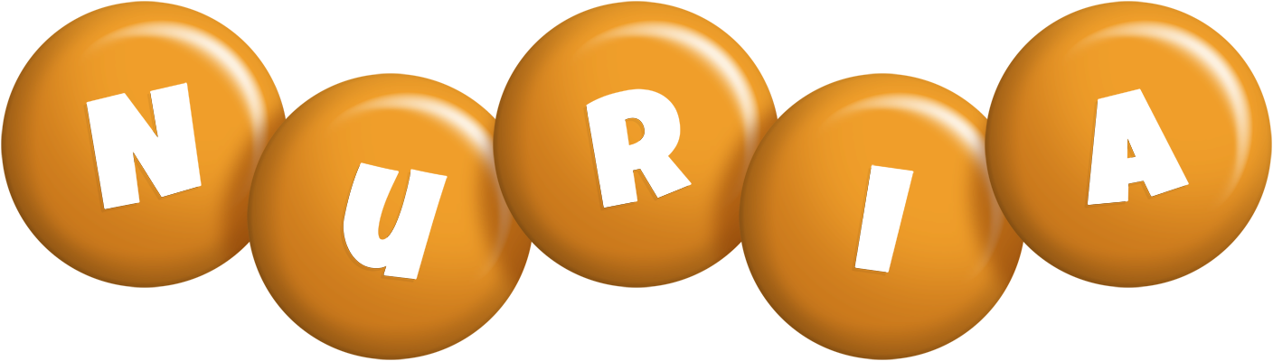 Nuria candy-orange logo