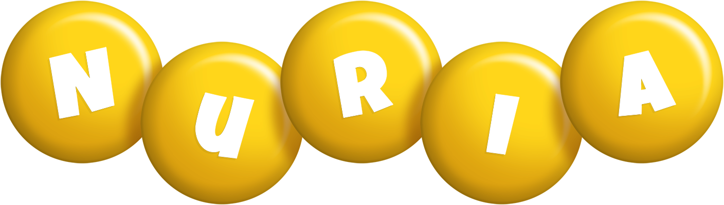 Nuria candy-yellow logo