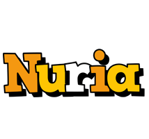 Nuria cartoon logo