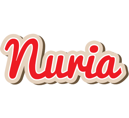 Nuria chocolate logo