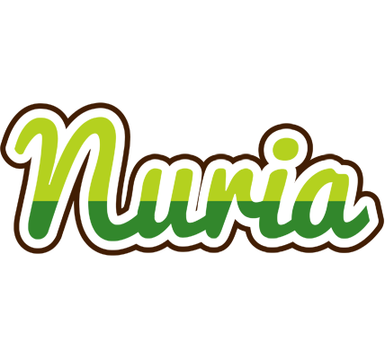 Nuria golfing logo