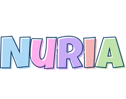 Nuria pastel logo