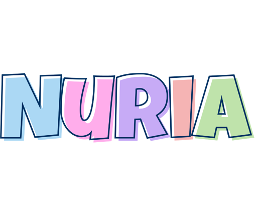 Nuria pastel logo
