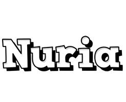 Nuria snowing logo