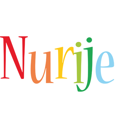 Nurije birthday logo