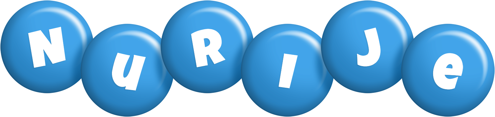 Nurije candy-blue logo