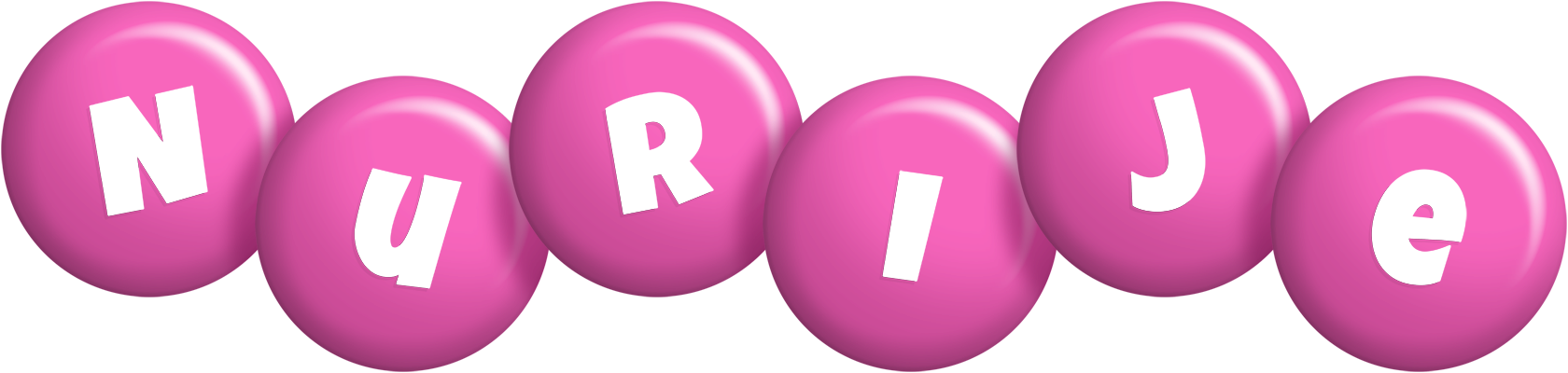 Nurije candy-pink logo