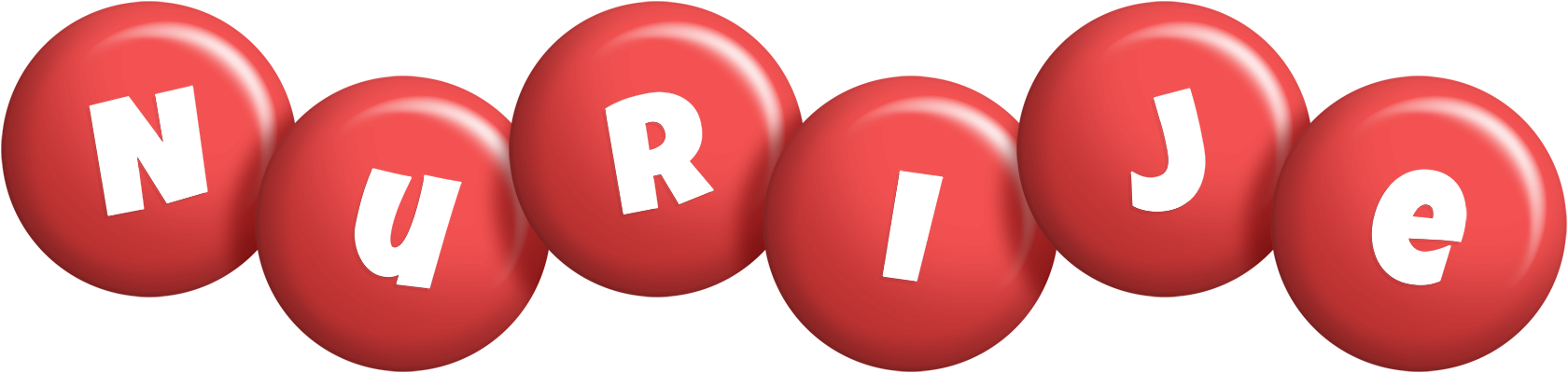 Nurije candy-red logo