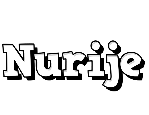 Nurije snowing logo
