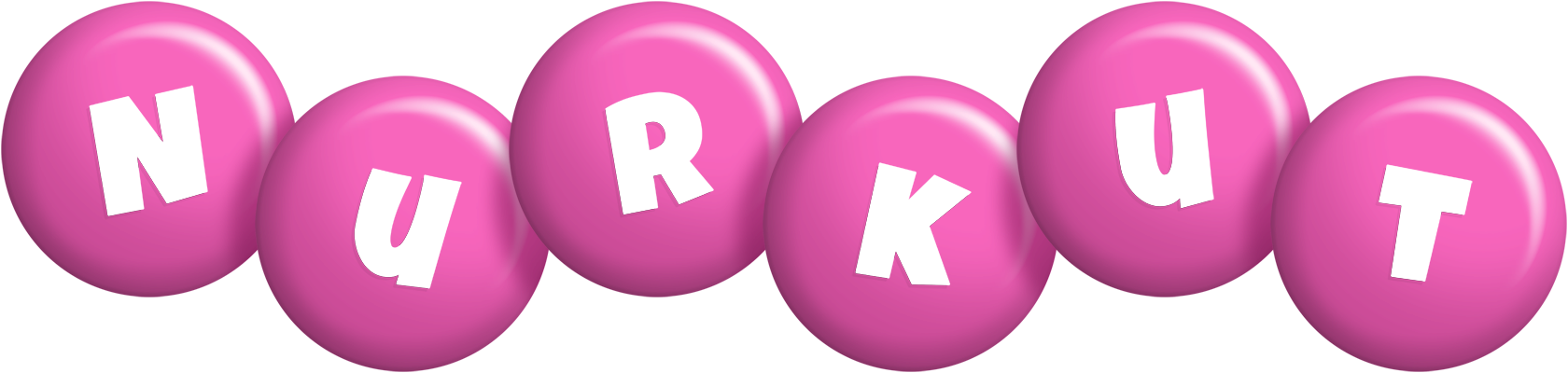 Nurkut candy-pink logo
