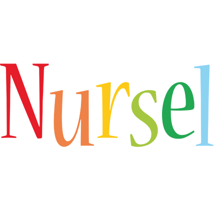 Nursel birthday logo