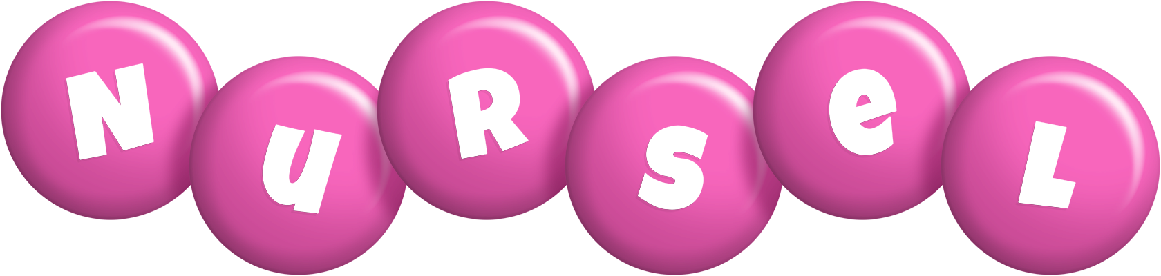Nursel candy-pink logo