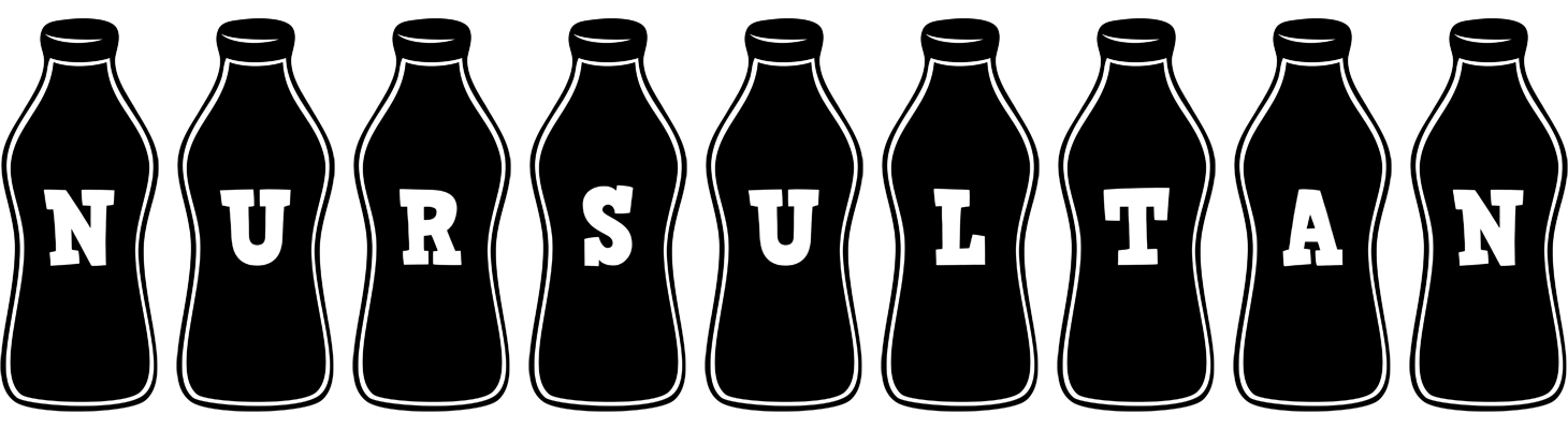Nursultan bottle logo