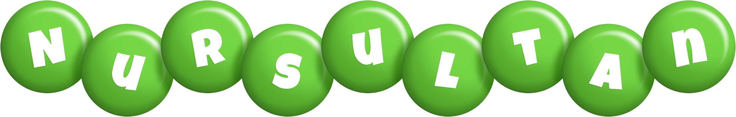 Nursultan candy-green logo