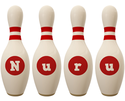 Nuru bowling-pin logo