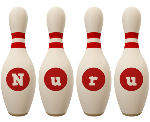 Nuru bowling-pin logo