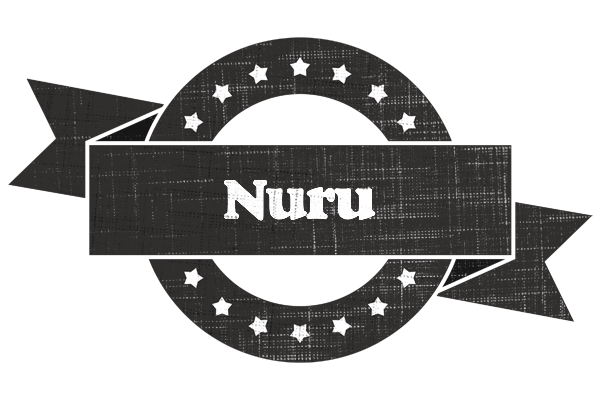Nuru grunge logo