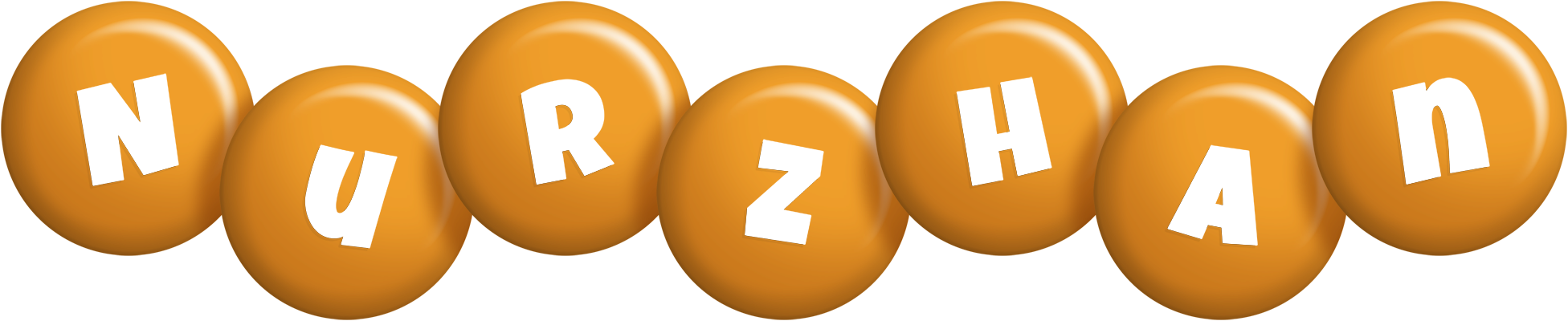 Nurzhan candy-orange logo