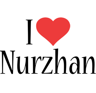 Nurzhan i-love logo