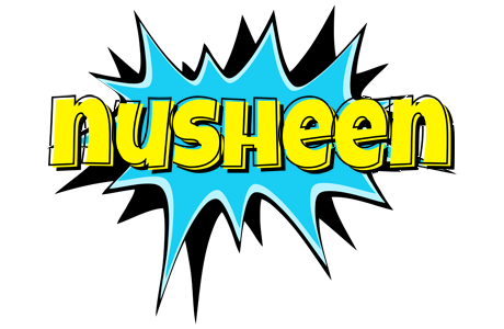 Nusheen amazing logo