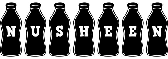 Nusheen bottle logo