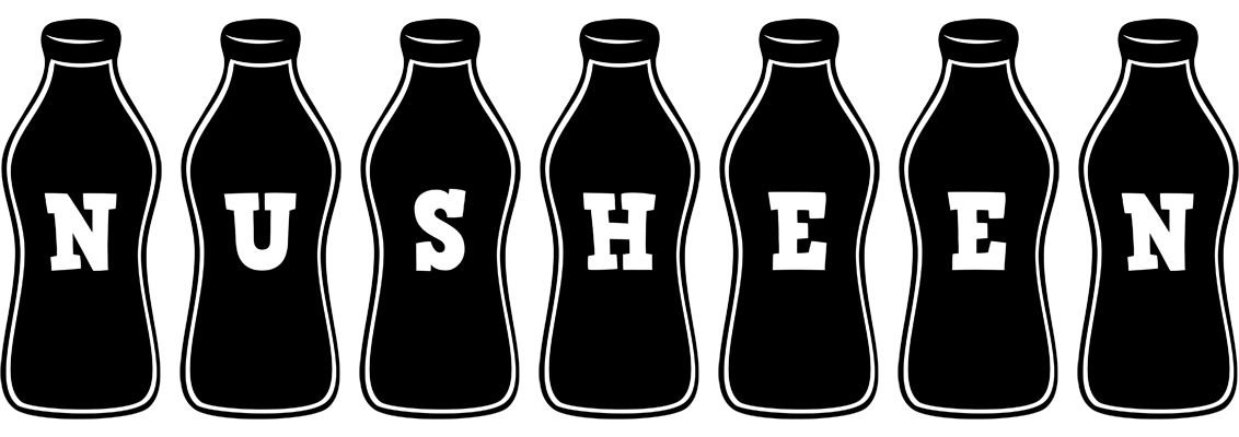 Nusheen bottle logo