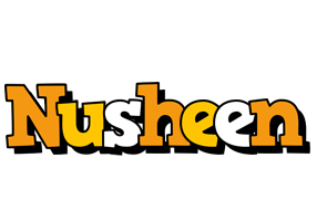 Nusheen cartoon logo