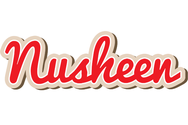 Nusheen chocolate logo