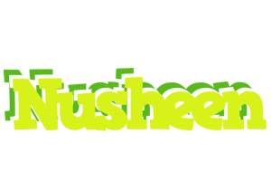 Nusheen citrus logo