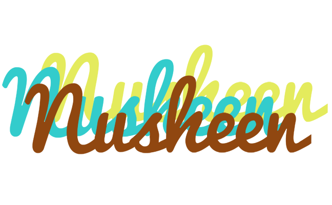 Nusheen cupcake logo