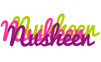 Nusheen flowers logo