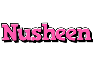 Nusheen girlish logo