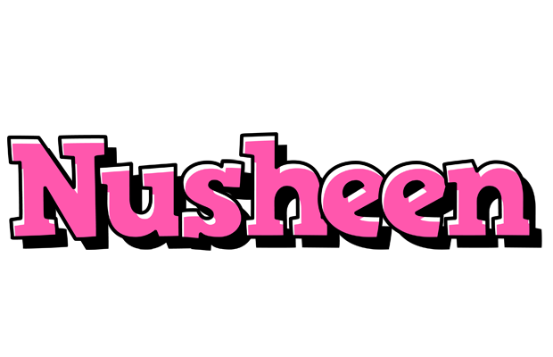 Nusheen girlish logo