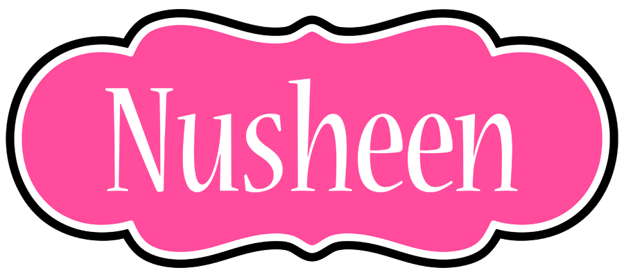 Nusheen invitation logo