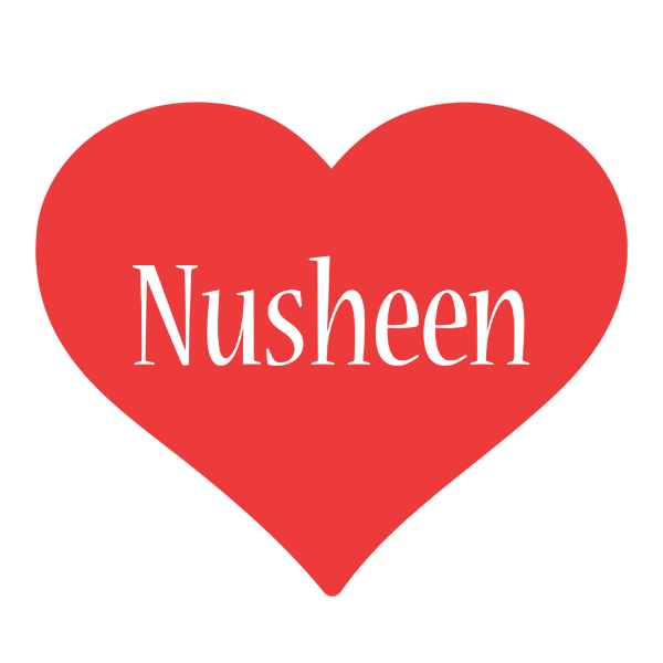 Nusheen love logo