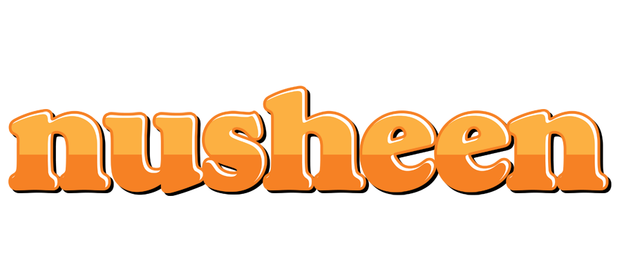 Nusheen orange logo