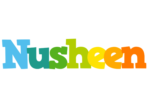 Nusheen rainbows logo