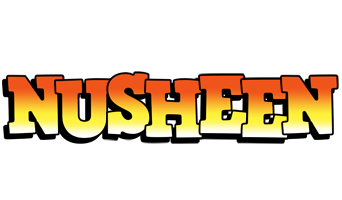 Nusheen sunset logo