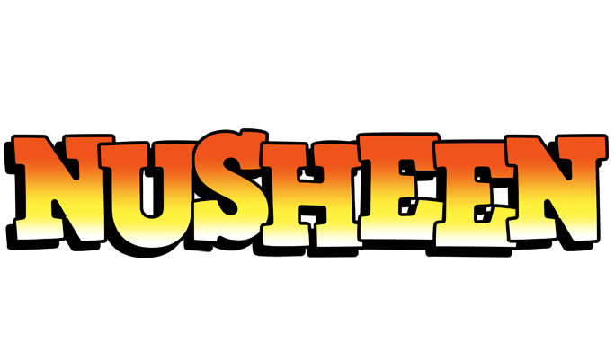 Nusheen sunset logo